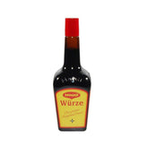 Maggi Wurze giant bottle front label showing size and German origin, convenient for kitchens