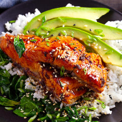 Magic Seasoning Blends sprinkled over shrimp to add rich seafood flavor instantly