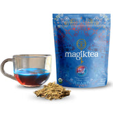 Magiktea front packaging showing brand and product details, visually appealing