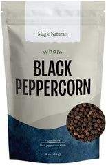 MagJo front pouch showing Cambodial Memot peppercorns and freshness seal, clear quality benefit