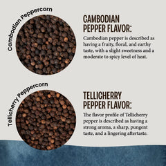 MagJo whole peppercorns texture close-up highlighting bold aroma and grinding quality