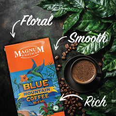 Magnum Exotics pour-over brewing highlighting floral notes