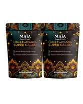 MAÏA SUPERFOODS front packaging showing product benefits and serving count