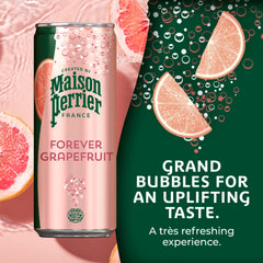 Maison Perrier can close-up label detail highlighting French origin benefit