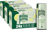 Maison Perrier front packaging showing 24 cans and premium branding benefit refreshment