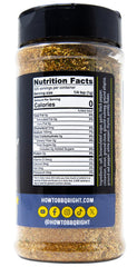 Open jar of Jammin' Jerk seasoning texture showing coarse blend and easy use