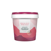 Maldon tub front view showing product branding and coarse pink salt benefits
