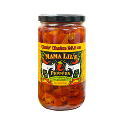 Mama Lil's jar front label showing product and volume for clear identification