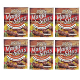 Mama Sita's front packaging showing six barbecue marinade sachets and brand clarity