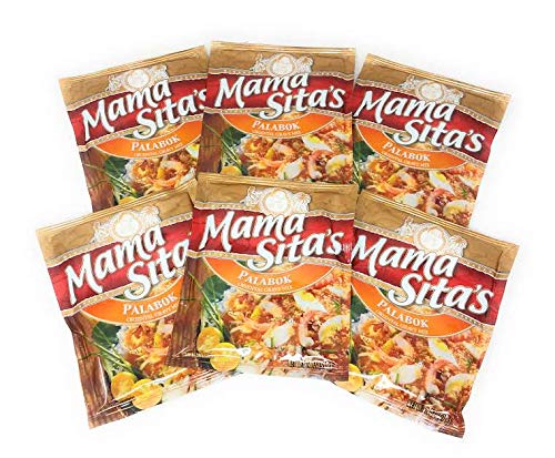 Mama Sita's front packaging showing 2oz packet, convenient and authentic base