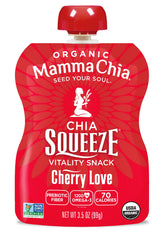 Mamma Chia close-up of chia seeds texture highlighting fiber benefit