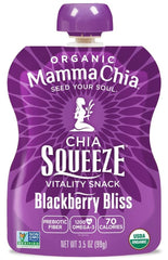 Mamma Chia close-up of chia seeds and fruit texture highlighting nutrient density