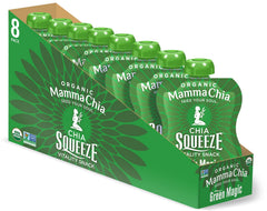 Mamma Chia front packaging showing organic pouch and branding