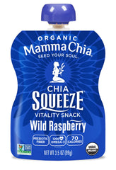 Mamma Chia open pouch spooned into bowl for quick serving benefit