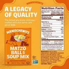 Manischewitz close-up of dry mix texture for predictable fluffy matzo balls