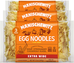 Manischewitz front packaging showing product details and homestyle appeal