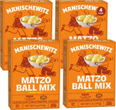 Manischewitz front packaging showing 4-pack and kosher certification benefit
