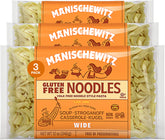 Manischewitz front packaging shows 3-pack and kosher benefits