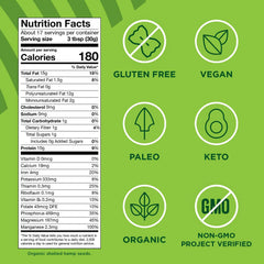 Manitoba Harvest hemp hearts in spoon showing soft consistency and easy use benefit