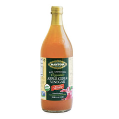 Mantova front packaging 34 oz bottle shows label and organic benefits