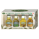 Mantova Grand’Aroma four-bottle set front display showing flavor variety and premium packaging benefit