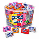 Maoam front packaging showing 50 pcs and sharing convenience