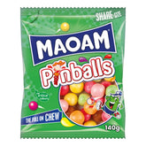 maoam front packaging showing twin 140g bags and bright branding for easy recognition