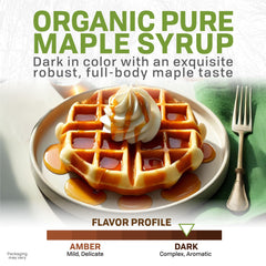 Maple Valley pouring over pancakes to add deep maple flavor