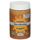 MARANATHA front packaging of 16 oz jar showing branding and clean ingredient focus
