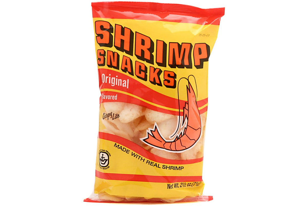Marc O'Polo front packaging showing bag and shrimp flavor, convenient portioning