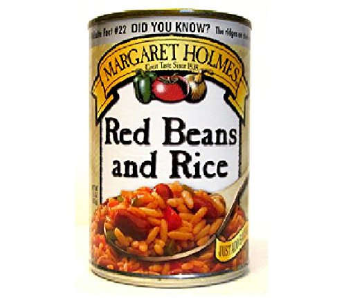 Margaret Holmes front packaging showing can label and serving suggestion for quick meals