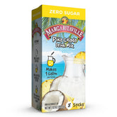 SINGLES TO GO! front packaging showing Pina Colada flavor and 8 sticks, easy storage benefit
