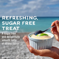 MARGARITAVILLE pudding jar parfait layered with toppings for quick desserts