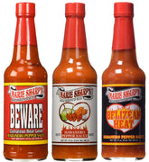 Marie Sharp's front bottle showing label and 10oz size, boosts flavor instantly