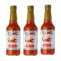 Marie Sharp's front label showing 10 oz bottle and brand identity, appealing shelf presence