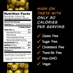 Mario olives in bowl ready to serve for no-brine entertaining ease