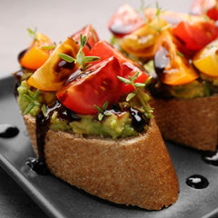 MARKY'S used on salad demonstrating flavor boost and visual appeal benefit
