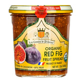MARKY'S jar front label showing organic fig jam and Provençal origin benefits