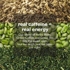Close-up of Marquis Organic Energy label showing organic ingredients and benefits