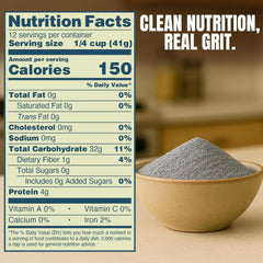 Marsh Hen Mill open bag revealing blue grits texture and freshness for cooking