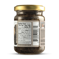 Martha Stewart & Jimmy Tartufi close-up of chopped truffle pieces, adds authentic aroma