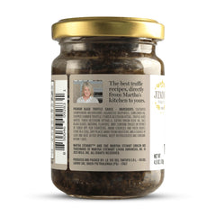 Martha Stewart & Jimmy Tartufi open jar revealing truffle sauce texture, ready to use