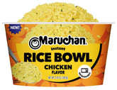 Maruchan front packaging showing chicken bowl and quick meal benefit
