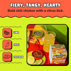 Close-up of Maruchan noodle texture highlighting quick rehydration and slurpability