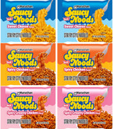 Maruchan front packaging showing variety pack and bold flavor appeal