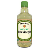 Marukan bottle front label showing organic certification and clean design benefit clarity