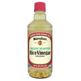 Marukan front packaging 24 fl oz bottle showing organic seal and clear branding benefit