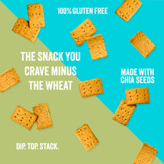Mary's Gone Crackers close-up of thin crisp texture showing crunch and whole-grain feel