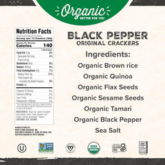 Mary's Gone Crackers seeds and whole grains detail highlighting wholesome ingredients