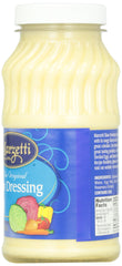 Marzetti pouring dressing into bowl illustrating easy use and convenience